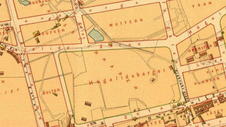 Kvarteret Muttern 1885.